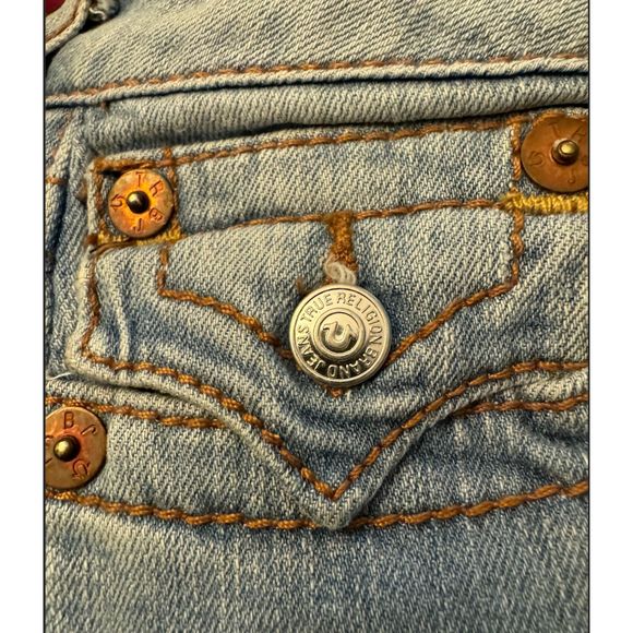 True Religion Hi-Rise Boot Cut Sz 28 - Picture 6 of 14